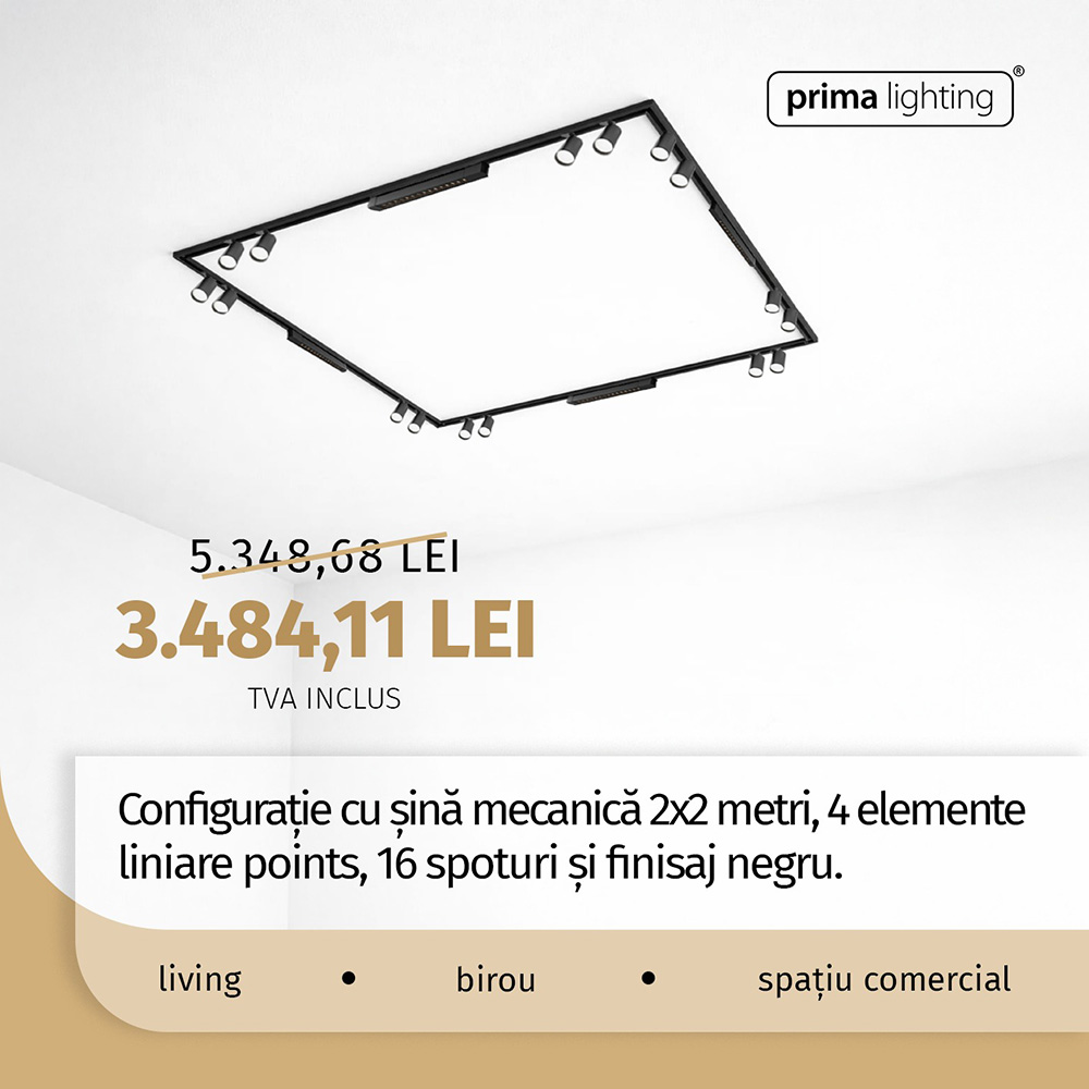 Sisteme iluminat pe șine